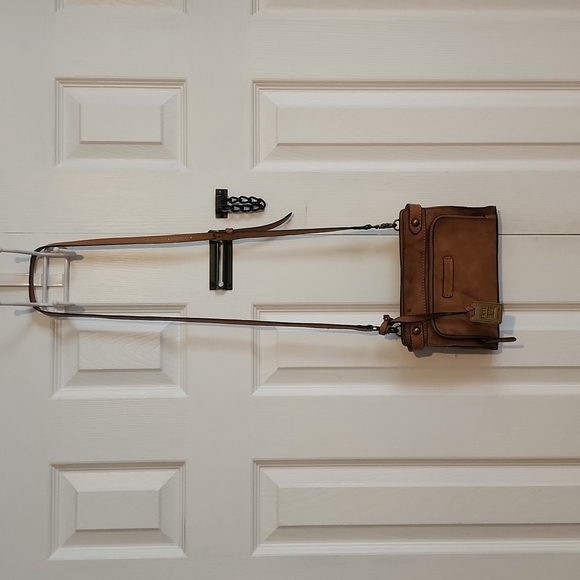 Frye Tan Leather Crossbody Bag - Picture 6 of 14